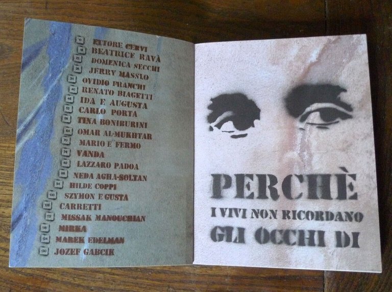 PERCHÈ I VIVI NON RICORDANO GLI OCCHI DI...,2013 ISTORECO[Reggio Emilia,nazismo