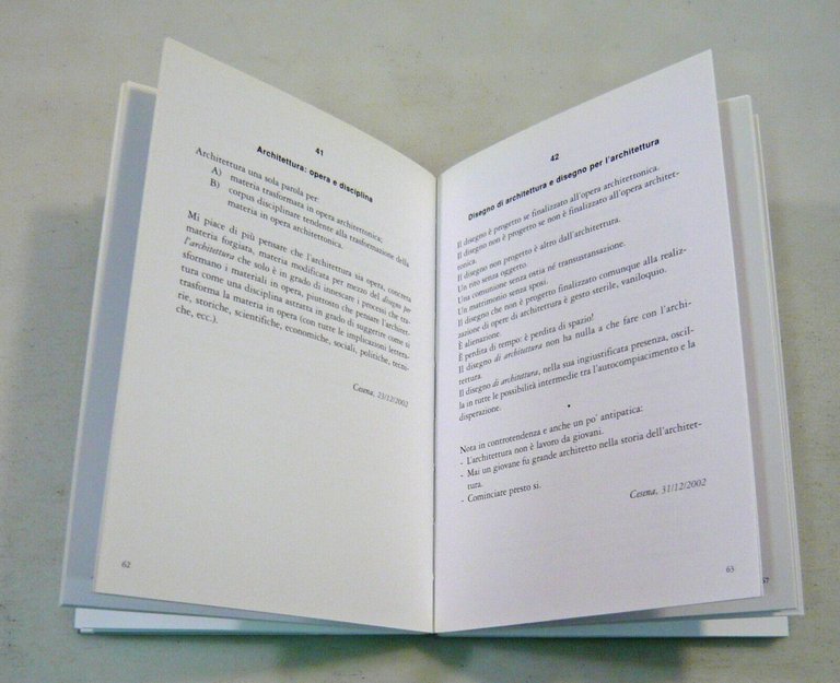Peticca,PAROLE.Aforismi,digressioni,note e racconti brevi di architettura,2004