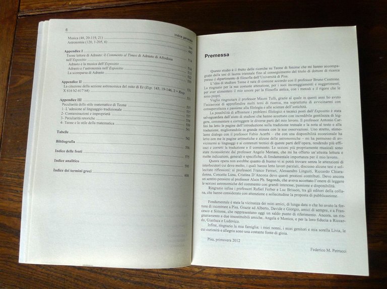 Petrucci,TEONE DI SMIRNE.EXPOSITIO RERUM MATHEMATICARUM,2012[filosofia,Platone