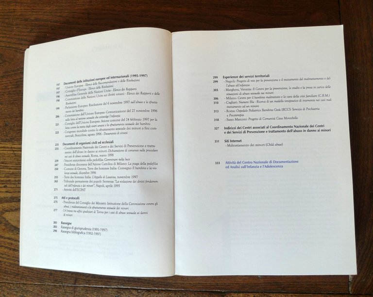 PIANETA INFANZIA.Quaderno N.1 1998 VIOLENZE SESSUALI SULLE BAMBINE E SUI …