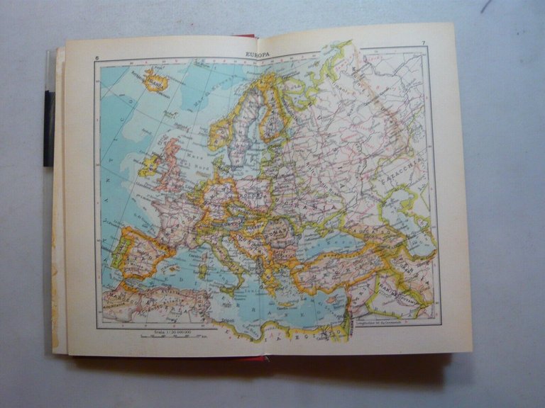PICCOLO ATLANTE MARINELLI,Antonio Vallardi Editore, Milano,1957[Olinto Marinelli