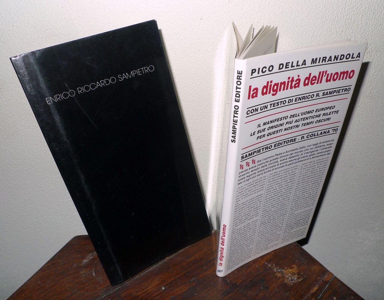 Pico della Mirandola,LA DIGNITÀ DELL'UOMO,1985 Sampietro[PICCOLA COLLANA '70 | Immagine principale