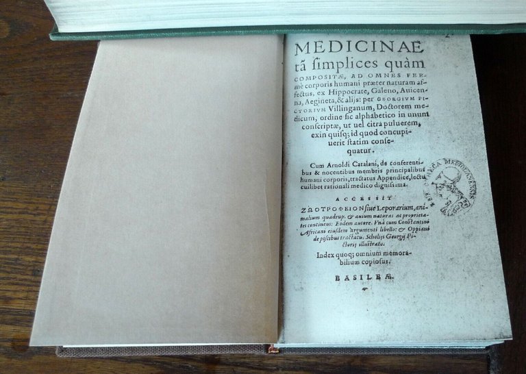 Pictorius,Medicinae ta simplices quam compositae-Ζωοτροφειον,1560[animali