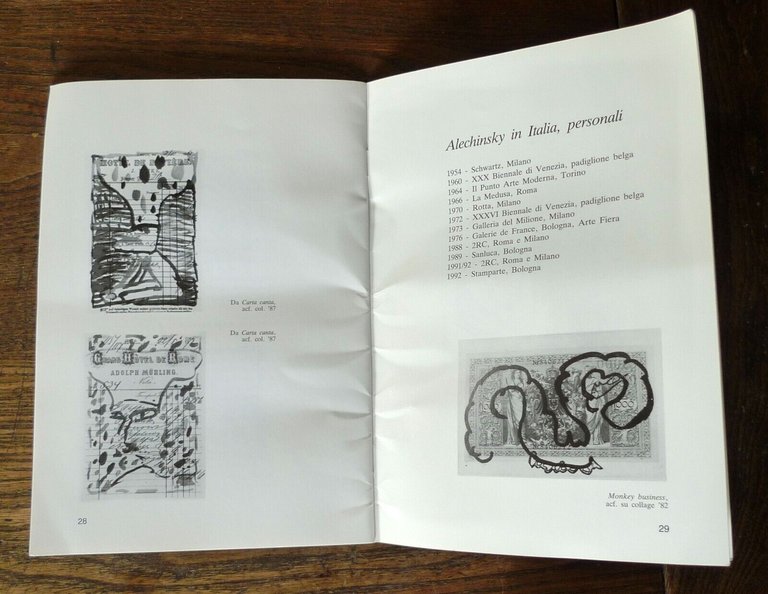 Pierre Alechinsky,CARTA CANTA,1992 Stamparte[arte,grafica,Roberto Roversi
