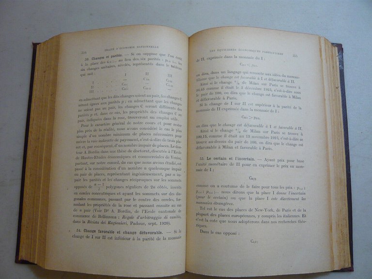 Pietri Tonelli,TRAITE D'ECONOMIE RATIONNELLE,Parigi,1927[francese