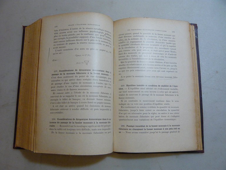 Pietri Tonelli,TRAITE D'ECONOMIE RATIONNELLE,Parigi,1927[francese