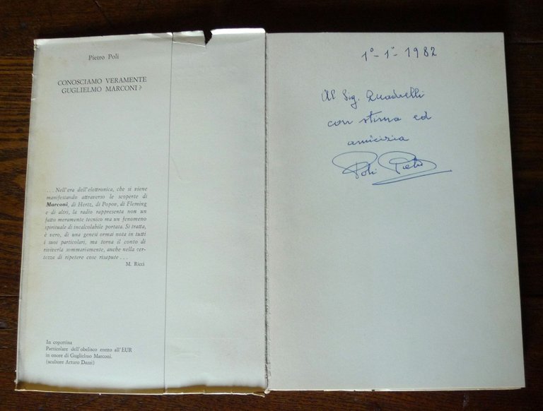 Pietro Poli,CONOSCIAMO VERAMENTE GUGLIELMO MARCONI?,'79 Ponte Nuovo[RADIO,storia