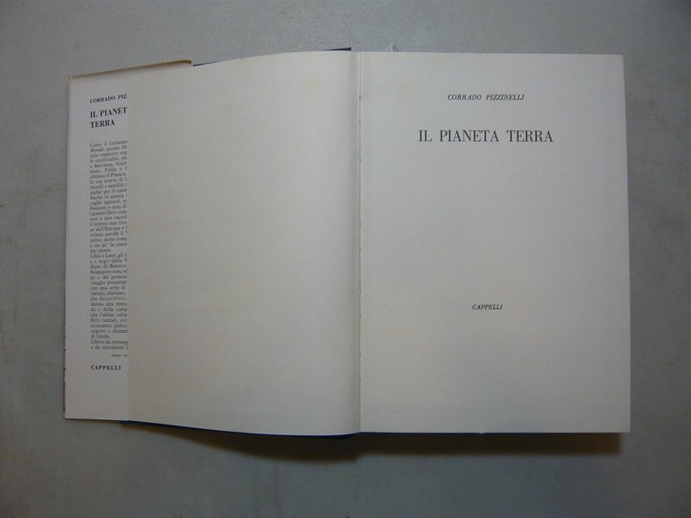 Pizzinelli,GIORNALE DI VIAGGIO,Cappelli[Il pianeta terra,Uomini senza luna
