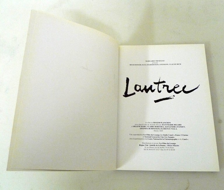 Planchon/Rosenstiehl/Devynck,Toulouse-LAUTREC,1998 Plume[sceneggiatura,cinema