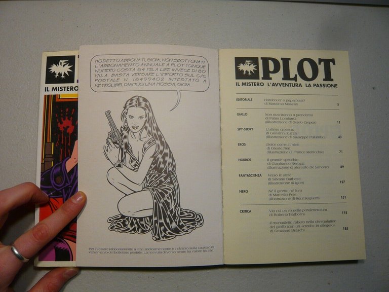 PLOT 1 e 2 Il mistero L’avventura La passione, Metrolibri …