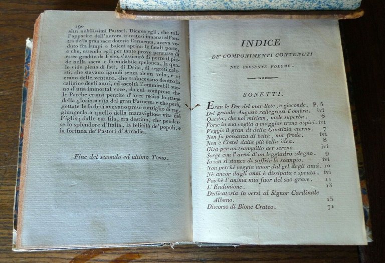 POESIE D'ALESSANDRO GUIDI CON LA SUA VITA DESCRITTA DA CRESCIMBENI,1821 …