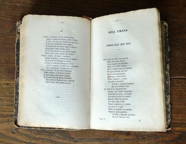 POESIE DI AGOSTINO CAGNOLI,1844 Calderini[VERSIONI BIBLICHE