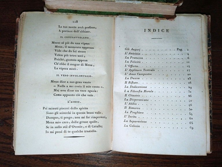 POESIE DI LUIGI CERRETTI,MODANESE,1806/LA FAONIADE.INNI ED ODI DI SAFFO,1803