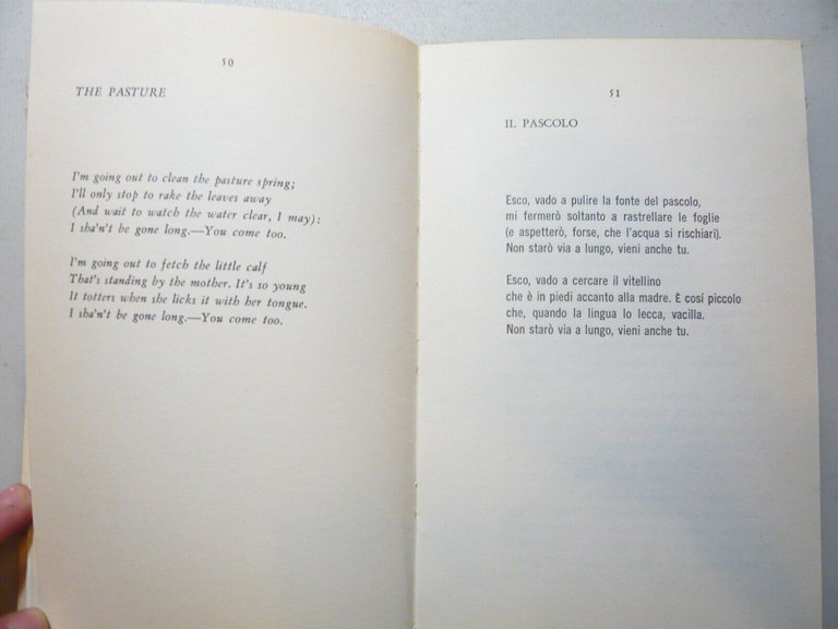 POESIE DI ROBERT FROST,Piccola Fenice,Guanda 1963[Franco De Poli