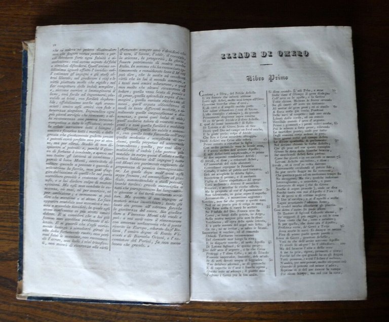 POESIE DI VINCENZO MONTI CON NOTE.VOLUME UNICO,1835 Napoli[ILIADE,TRAGEDIE