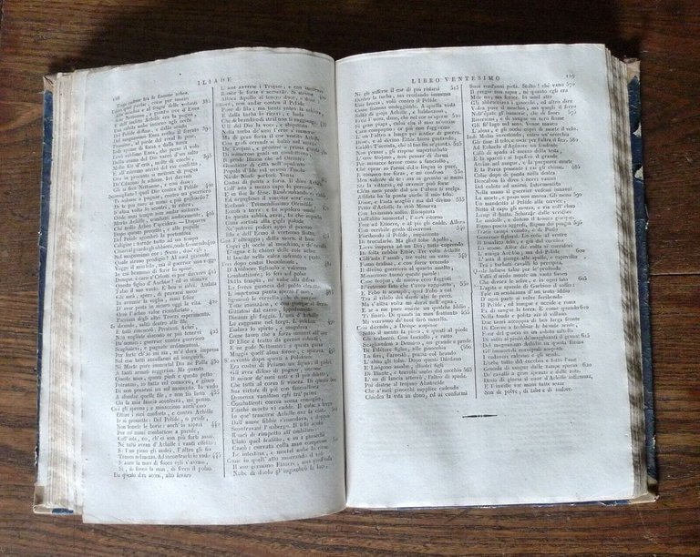 POESIE DI VINCENZO MONTI CON NOTE.VOLUME UNICO,1835 Napoli[ILIADE,TRAGEDIE