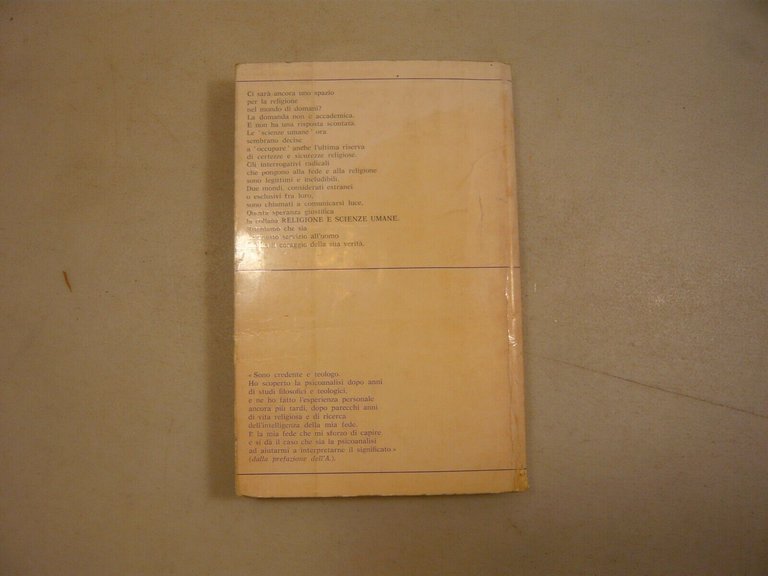 Pohier,RICERCHE DI TEOLOGIA E PSICOANALISI,Cittadella Editrice 1973