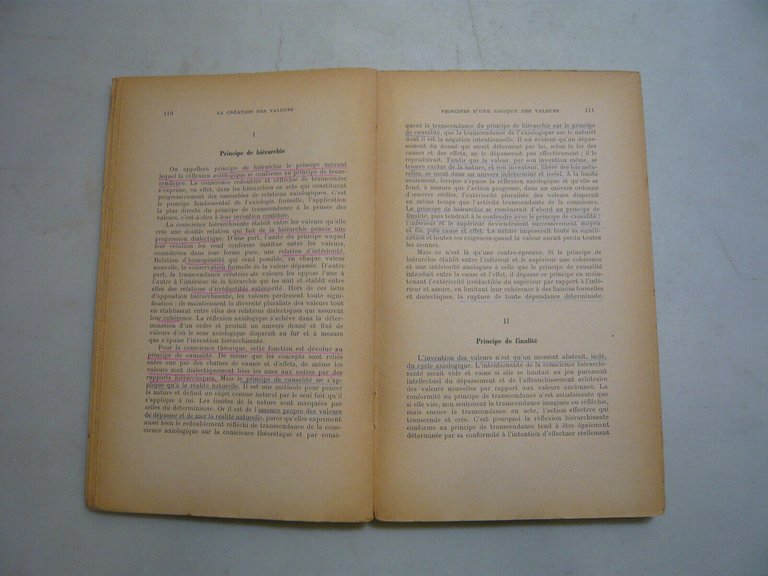 Polin,LA CREATION DES VALEURS,Parigi,1944