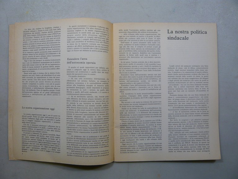 POLITICA COMUNISTA N°3/marzo 1975[Avanguardia Operaia | Immagine Gallery 3