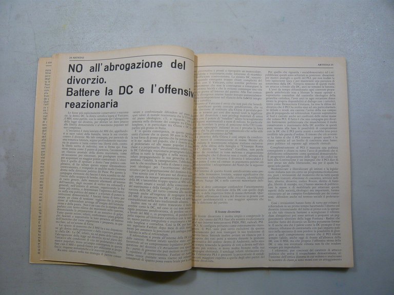 POLITICA COMUNISTA N°6/1974 Gen-Apr[Avanguardia Operaia | Immagine Gallery 4