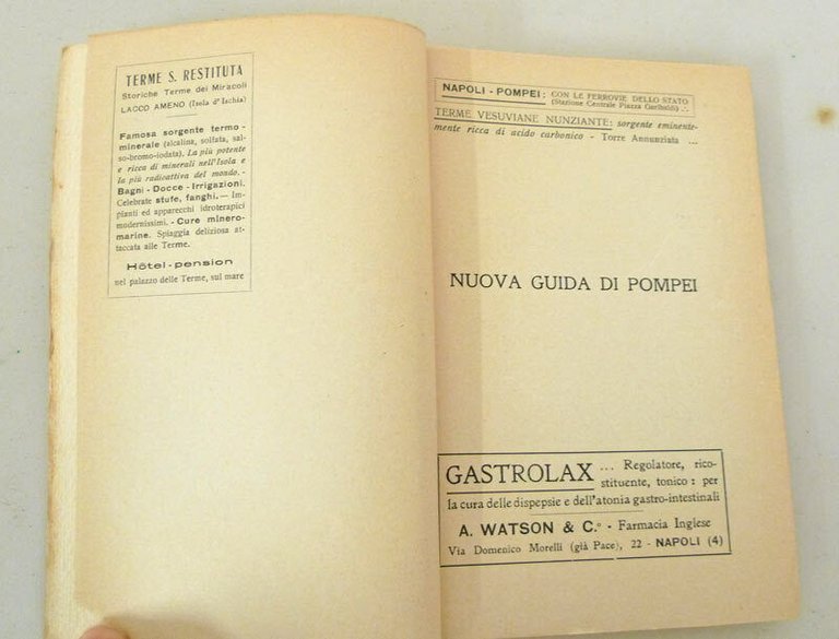 POMPEI.Nuova guida,1928 Frenkel[storia,arte,archeologia,fotografie