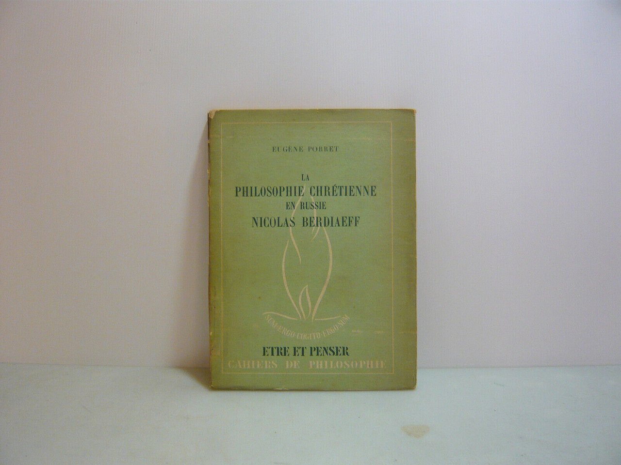 Porret,LA PHILOSOPHIE CHRETIENNE EN RUSSIE NICOLAS BERDIAEFF,Neuchatel(SUI),1944