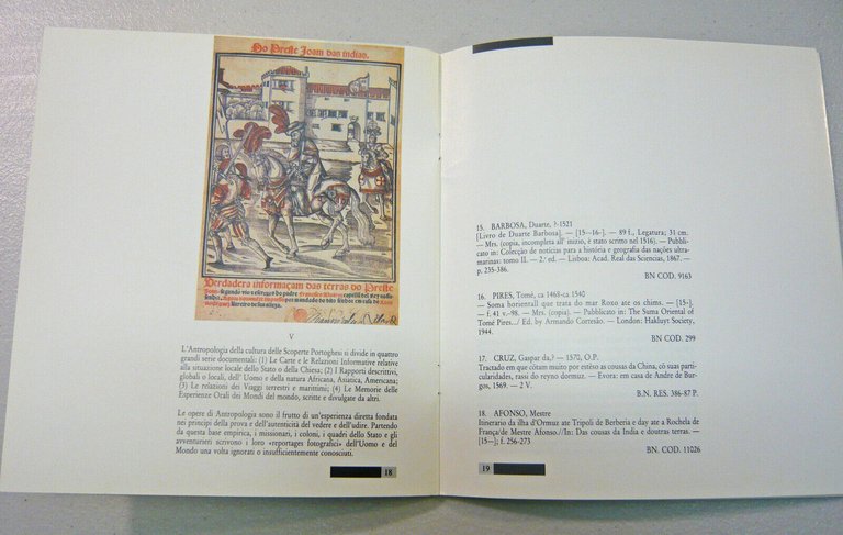 PORTOGALLO.LA SAPIENZA MARITTIMA NEL‘500,'89 Catalogo mostra,Bologna[navigazione
