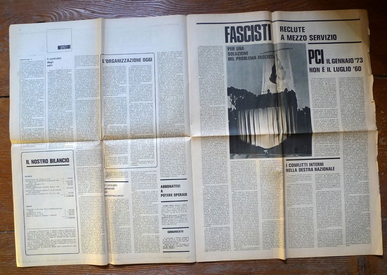 POTERE OPERAIO DEL LUNEDÌ,n.25,21 gen.1972.Settimanale politico[storia,movimento | Immagine Gallery 2