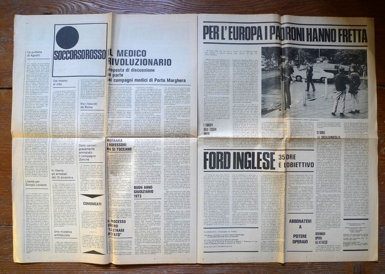 POTERE OPERAIO DEL LUNEDÌ,n.25,21 gen.1972.Settimanale politico[storia,movimento | Immagine Gallery 4