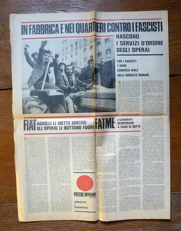 POTERE OPERAIO DEL LUNEDÌ,n.25,21 gen.1972.Settimanale politico[storia,movimento | Immagine Gallery 5