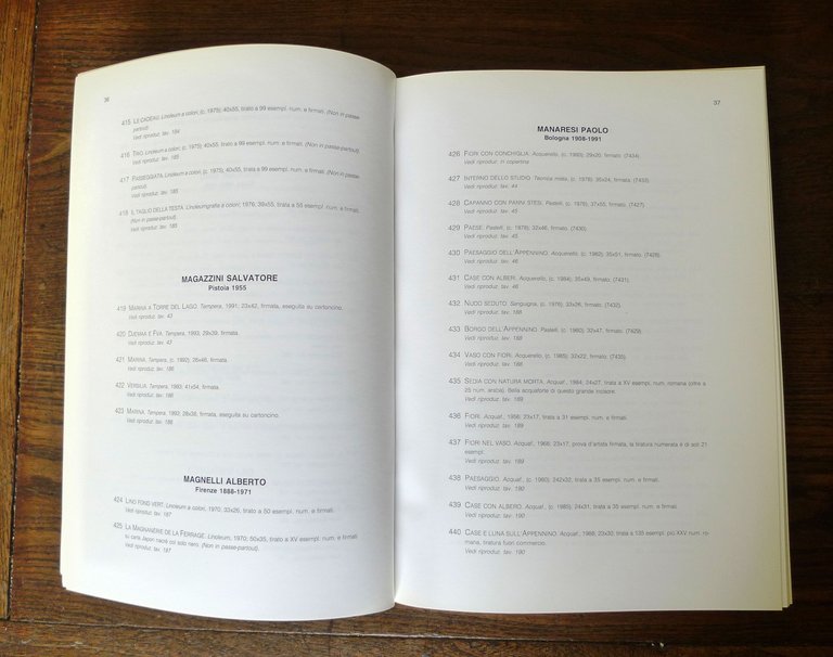 PRANDI CATALOGO 210 1994 INCISIONI ORIGINALI ITALIANE,STRANIERE[arte acquerelli