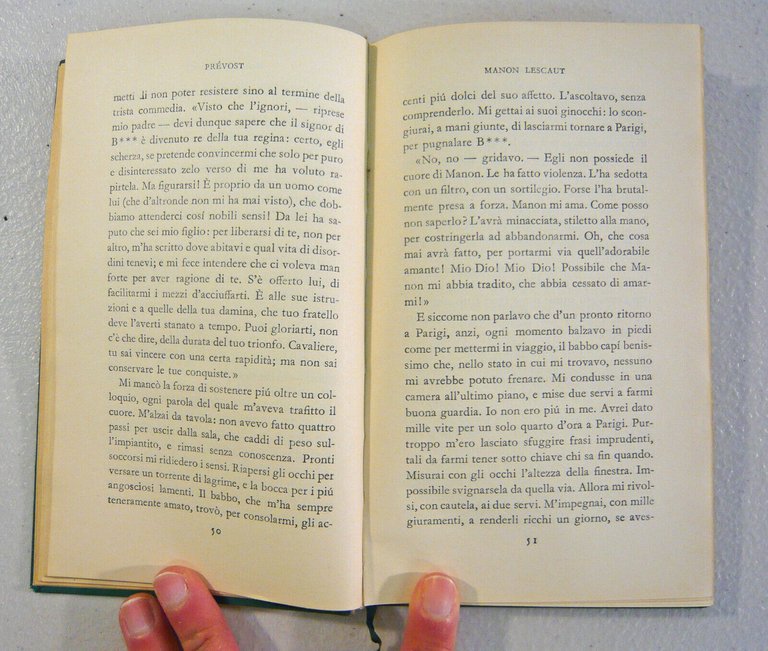 Prévost,Storia di MANON LESCAUT e del cavaliere di Grieux,1944 Mondadori