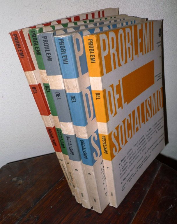 PROBLEMI DEL SOCIALISMO Rivista mensile/bimestrale 1968/1969.Dir.Lelio Basso