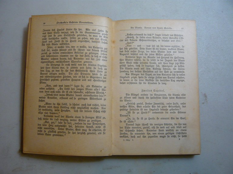 Prochaskas illustrierte Monats-Bände, Wien, 1900 ca.[tedesco