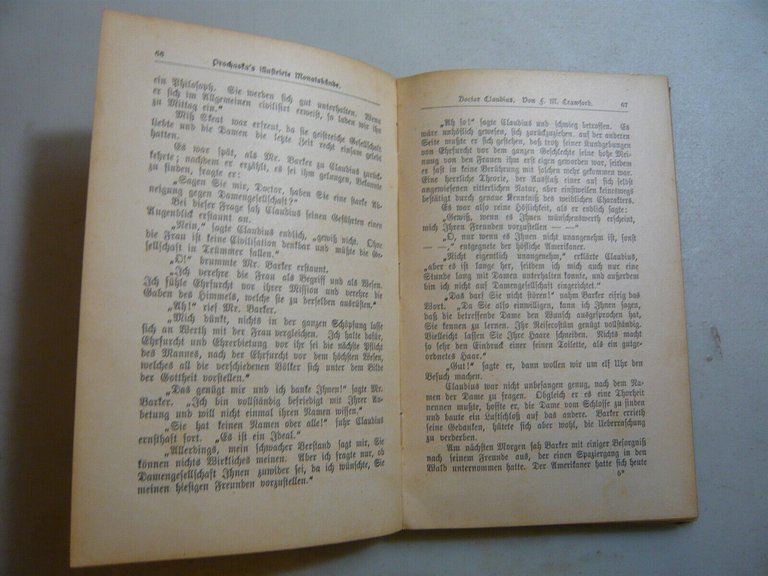 Prochaskas illustrierte Monats-Bände, Wien, 1900 ca.[tedesco