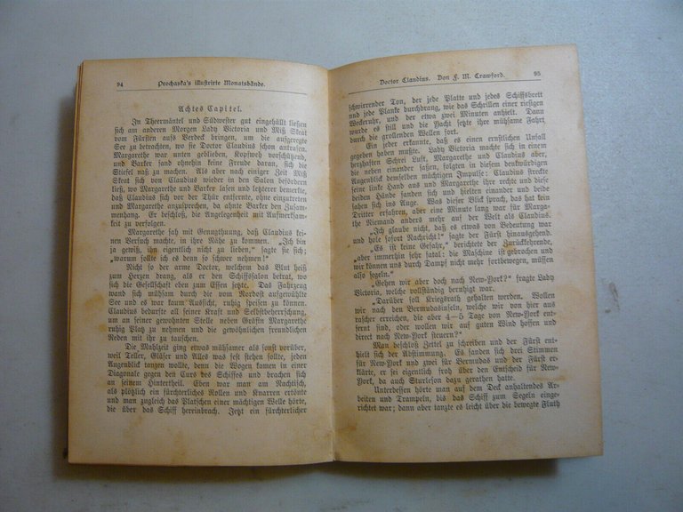 Prochaskas illustrierte Monats-Bände, Wien, 1900 ca.[tedesco