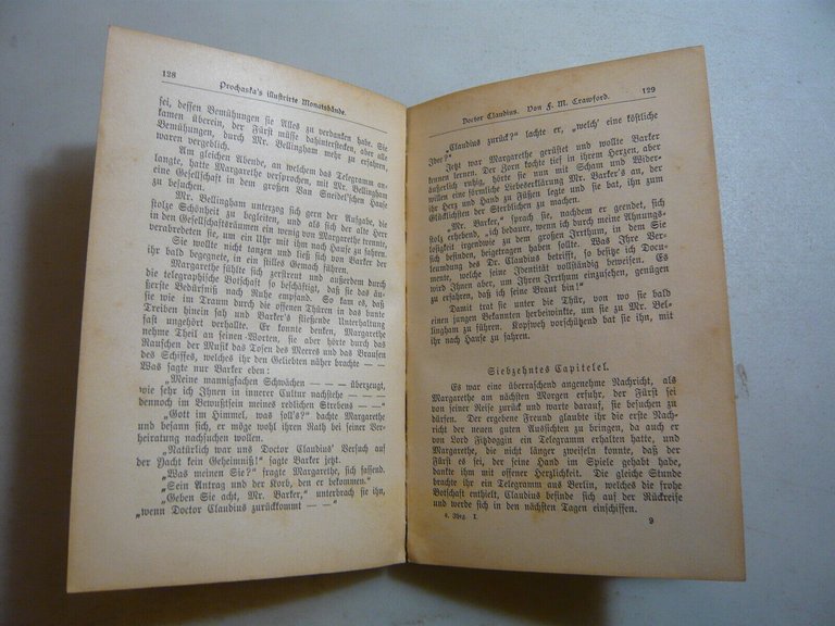 Prochaskas illustrierte Monats-Bände, Wien, 1900 ca.[tedesco