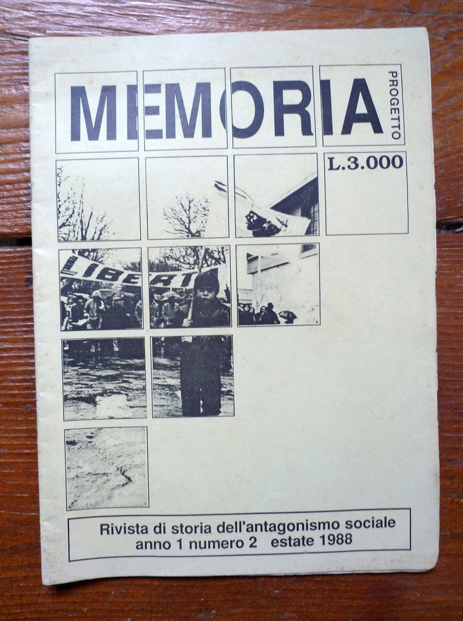 PROGETTO MEMORIA 2 1988.Rivista di storia dell’antagonismo sociale[V.Evangelisti | Immagine principale