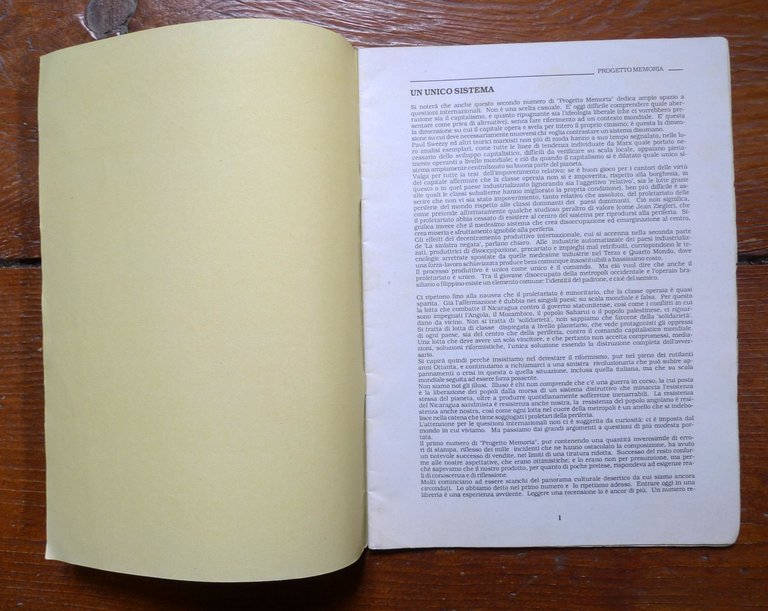 PROGETTO MEMORIA 2 1988.Rivista di storia dell’antagonismo sociale[V.Evangelisti | Immagine Gallery 3