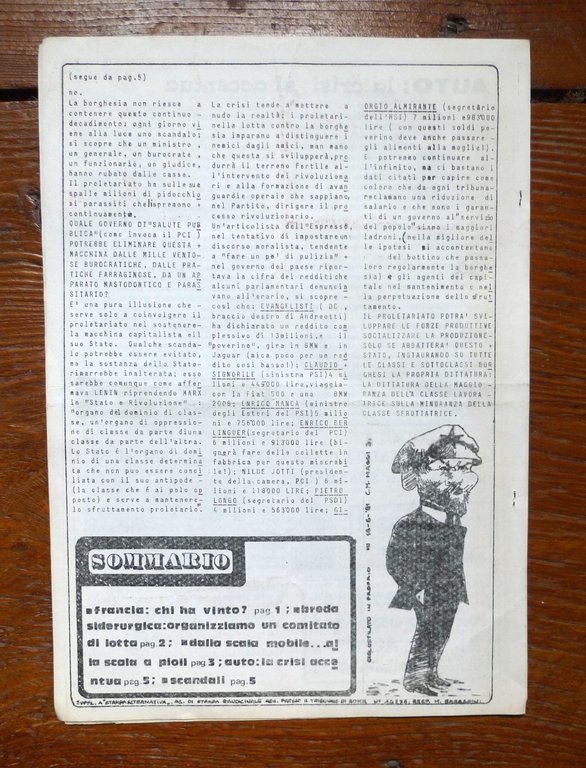 PROLETARI IN LOTTA N.5 1981.NUCLEI LENINISTI INTERNAZIONALISTI[comunismo