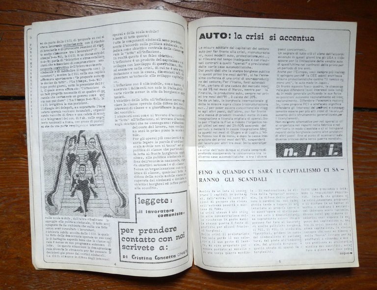 PROLETARI IN LOTTA N.5 1981.NUCLEI LENINISTI INTERNAZIONALISTI[comunismo