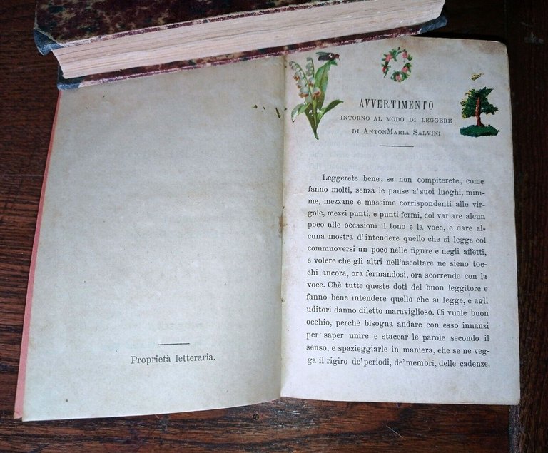 PROSE SCELTE DEL CONTE GASPARO GOZZI,1877 Bersi[FAVOLE,NOVELLE,LETTERE,DIALOGHI