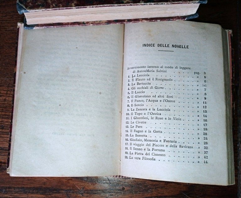 PROSE SCELTE DEL CONTE GASPARO GOZZI,1877 Bersi[FAVOLE,NOVELLE,LETTERE,DIALOGHI