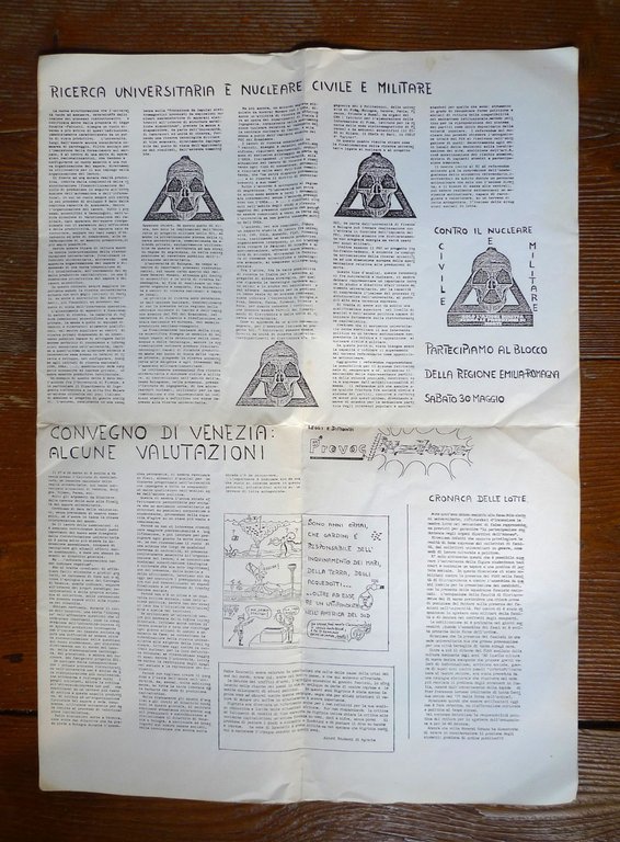 PROVOCAZIONE Anno 1 N.0 1987.Foglio del collettivo SPACE/MAKER,Bologna[movimento | Immagine Gallery 4