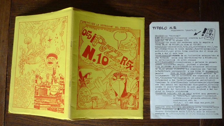 PUZZ n.10 ott-dic.1973.OEDIPUZZREX+suppl[rivista,fumetti,controcultura,Max Capa