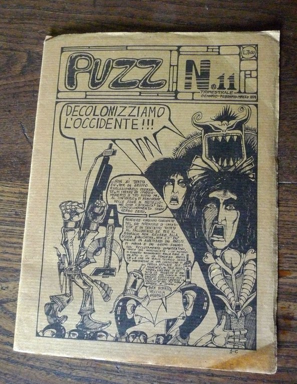 PUZZ n.11 gen-feb-mar 1974.DECOLONIZZIAMO L'OCCIDENTE[rivista,fumetti,Max Capa