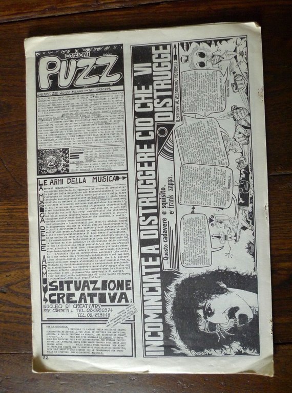 PUZZ n.16 ott-dic 1974.L'IDEOLOGIA DELLA CRISI[rivista,fumetti,Max Capa