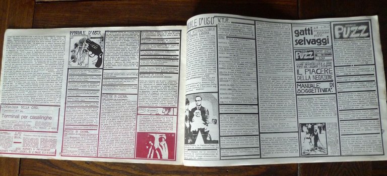 PUZZ n.17-18 gen-mar 1975.AUTONOMIA[rivista,fumetti,controcultura,Max Capa