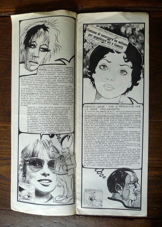 PUZZ NUMERO UNICO gen.1975.IL PIACERE DELLA NEGAZIONE[rivista,fumetti,Max Capa