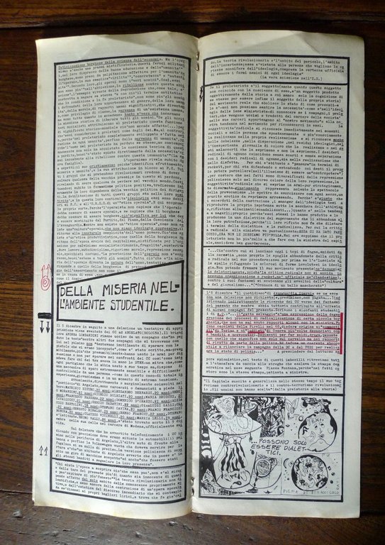 PUZZ NUMERO UNICO gen.1975.IL PIACERE DELLA NEGAZIONE[rivista,fumetti,Max Capa